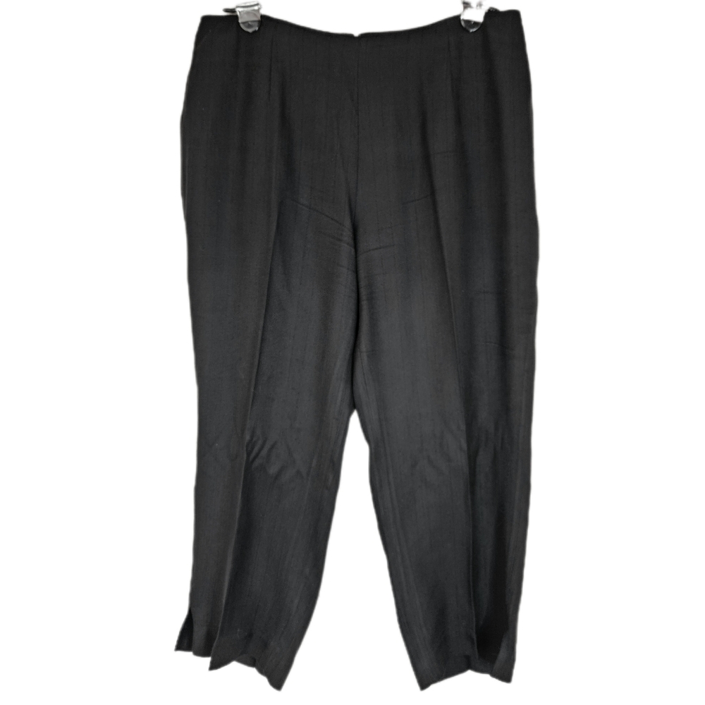 Bungalow‎ Brand Silk Capri Pants Women's 10 Minimalist 90s Relaxed Flowy Spring